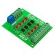 3pcs 24V To 12V 4 Channel Optocoupler Isolation Board Isolated Module PLC Signal Level Voltage Converter Board 4Bit