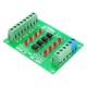 5Pcs 24V To 5V 4 Channel Optocoupler Isolation Board Isolated Module PLC Signal Level Voltage Converter Board 4Bit
