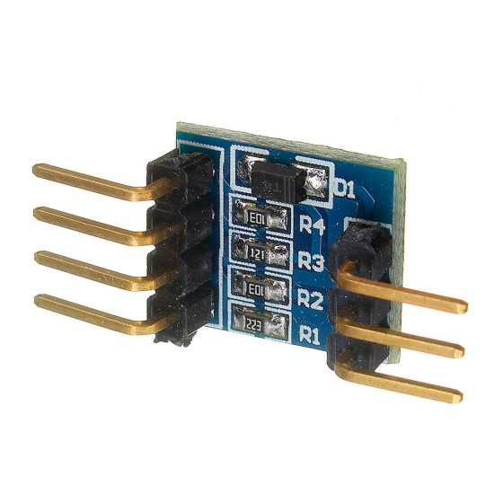 5pcs Serial Level Conversion Module Compatible With 3.3V/ 5V Serial Port TTL Level Mutual Conversion