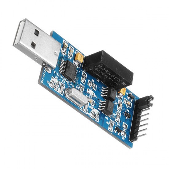 High-speed Isolation USB To TTL Serial Module Power Isolation Optocoupler Isolation 3.3V 5V TTL Output CH340 Module