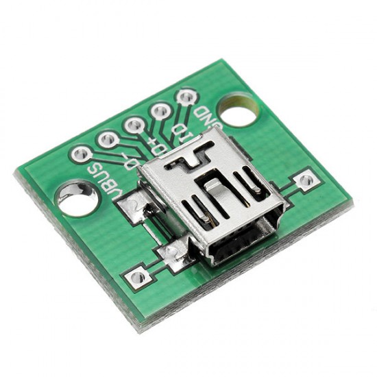 USB To DIP Female Head Mini-5P Patch To DIP 2.54mm Adapter Board