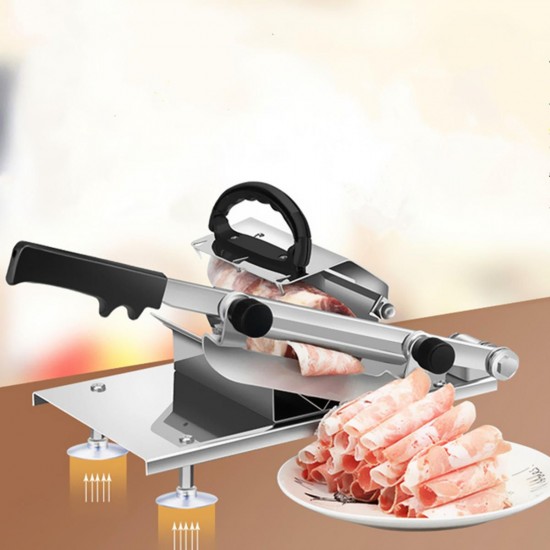 Household Meat Slicer Manual Frozen Meat Slicer Cutter Beef Mutton Sheet Slicing Machine