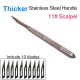 Carbon Steel Surgical Scallpel Bladess + 10pc Blade Handle Scallpel DIY Cutting Tool PCB Repair Animal Surgical KnIife