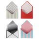 12Pcs/Set Envelope Folding Flower Boxes Paper Floral Wrapping Gift Party Wedding