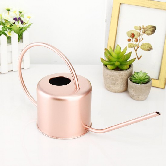 1300ML Watering Can Indoor Garden Plant Flower Spray Irrigation Stainless Steel Pot