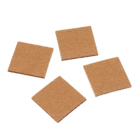 130Pcs Adhesive Felt Furniture Pads Chair Leg Floor Protect Round Square Pad