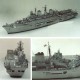 1:400 3D Paper Model DIY England Invincible Class Aircraft Carrier Ship Boat Kit Sailing Boats Model