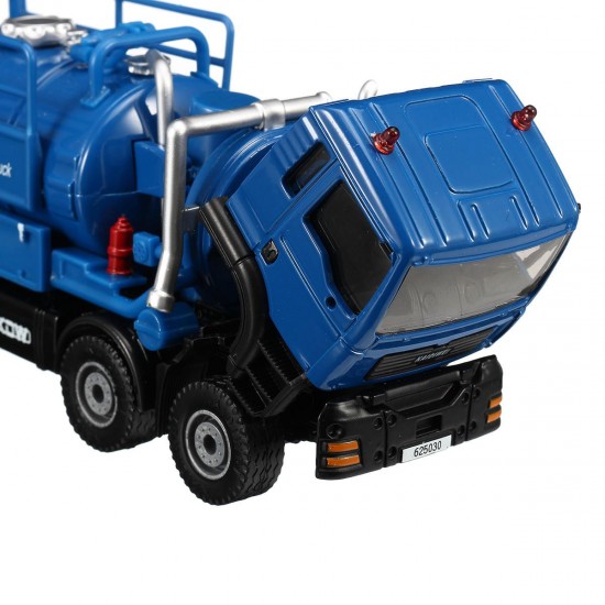 1:50 Scale Diecast Model Vacuum Sewage Waste Water Suction Truck Model Toy Shipping Model