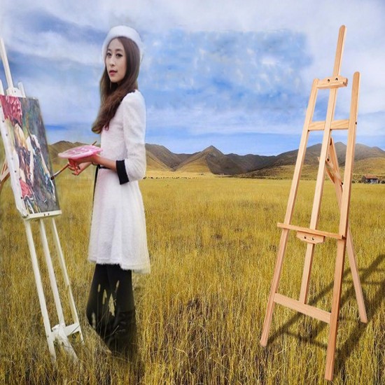 150CM Professional Art Easel Artist Folding Drawing Sketchbook for Artists Wooden Easel Paint Sketch Drawing Tripod