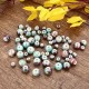 150Pcs/set 6/8/10mm Bead Ceramic DIY Porcelain String Spacer Loose Round Jewelry Craft Decorations