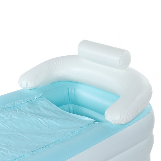 160x84x64cm Foldable Inflatable PVC Bathtub With Air Pump Multifunctional Health Bath