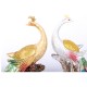 16.5x12.5x42cm Peacock Statue Resin Decorations Sculpture Home Study Room Desktop Gift