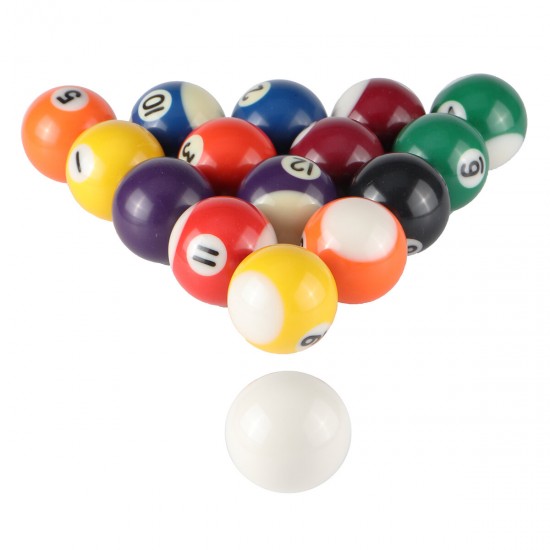 16pcs/set 25MM 32MM 38MM Resin Mini Billiard Pool Ball Children Table Game Toy