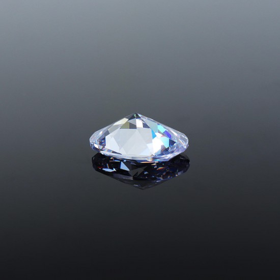 18*25mm White Zircon Sapphire Diamond Oval Cut Loose Gemstones AAA Craft Decorations