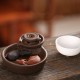 2-Buffalo Ceramic Backflow Incense Burner Cones Holder Sticks Censer Buddhist Decor