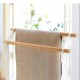 2 Tier Iron Towel Holder Storage Organizer Drying Rack Hanger Kitchen Bathroom