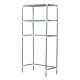 2 Tier Over The Toilet Storage Rack Shelf Bathroom Space Saver Towel Organizer