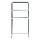 2 Tier Over The Toilet Storage Rack Shelf Bathroom Space Saver Towel Organizer