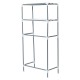 2 Tier Over The Toilet Storage Rack Shelf Bathroom Space Saver Towel Organizer