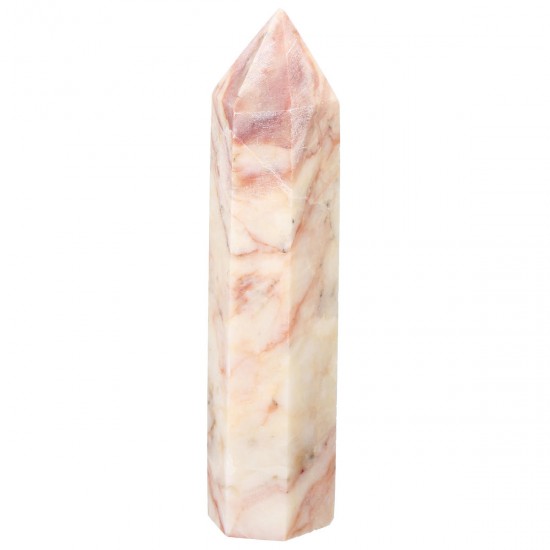 200g Natural Rhodochrosite Crystals Obelisk Quartz Point Healing Gemstone Mineral