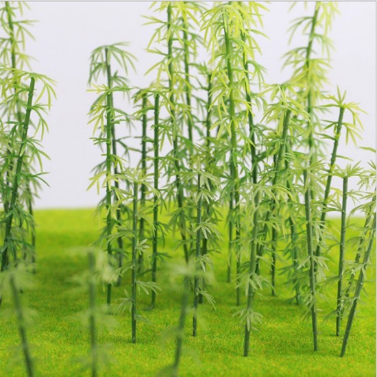 20Pcs HO/OO Scale Model Bamboo Tree for Building Street Scene Layout Architecture Decorations