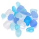 20Pcs Sea Beach Glass Beads Jewelry Vase Aquarium Fish Tank Decorations Craft 10-16mm