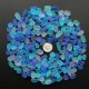 20Pcs Sea Beach Glass Beads Jewelry Vase Aquarium Fish Tank Decorations Craft 10-16mm