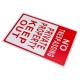 20cmx30cm Aluminum No Trespassing Private Property Keep Out Sign Warning Sign