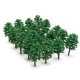 20pcs Mini Fir Trees Model Train Railway Forest Street Scenery Layout Decorations