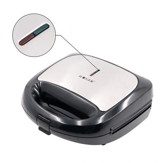 220V Household Sandwich Maker Stainless Steel Multi-Function Breakfast Machine