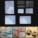 248Pcs Resin Casting Molds Jewelry Making Silicone Mould Metal Pendant Craft Kit