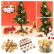 24PCS Gold Glitter Balls Christmas Baubles XMAS Tree Hanging Ornament Decorations