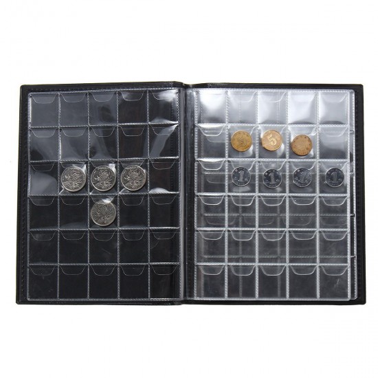 250 Coins Holder Collection Storage Collecting Money Penny Pockets Coin Album Book Gifts