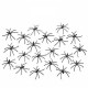 250g Spider Web With 48Pcs Small Spiders Halloween Outdoor Party Decorations Props Supplies