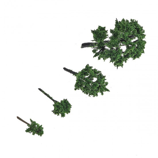 25/30/50Pcs Model Tree Set Sand Table Decorations Layout Railway Road Scenery Landscaping