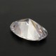 25mmx18mm Artificial Zircon Round Cut Stunning White Sapphire Gemstone Decorations