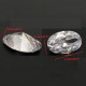 25mmx18mm Artificial Zircon Round Cut Stunning White Sapphire Gemstone Decorations