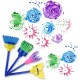 27Pcs Drawing Stamp Painting Pen Sponge Brushes Storage Bag Set Children Toys Gift