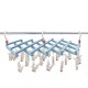 29 Clips Cloth Folding Laundry Underwear Socks Bra Airer Hanger Drying Rack Organizer