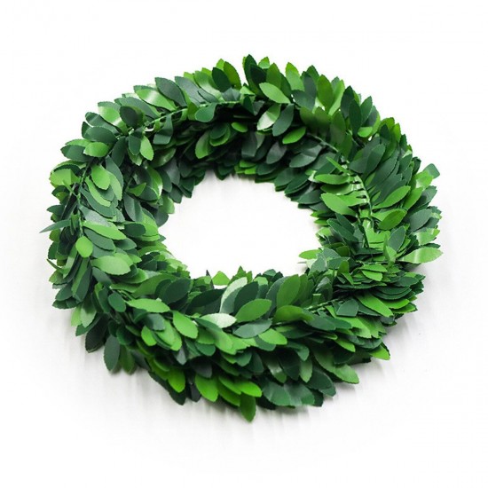 295 Inch Ivy Leaf Garland Green Plant Plastic Vine Foliage Plastic Iron Wire Decor