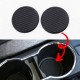 2Pcs/Set Auto Car Accessories Water Cup Slot Non-Slip Carbon Fiber Look Mat Decorations