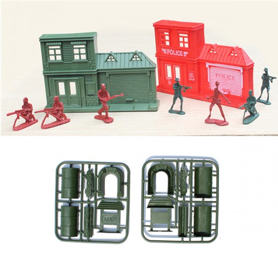 330pcs Military Plastic Model Playset Toy Soldiers Figures & Accessories Kid Toys