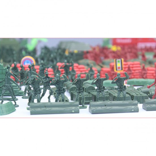 330pcs Military Plastic Model Playset Toy Soldiers Figures & Accessories Kid Toys