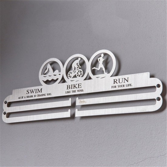 36 Medals Metal Steel Running Medal Stand Display Rack Decorations for Running Swim Bike Competition