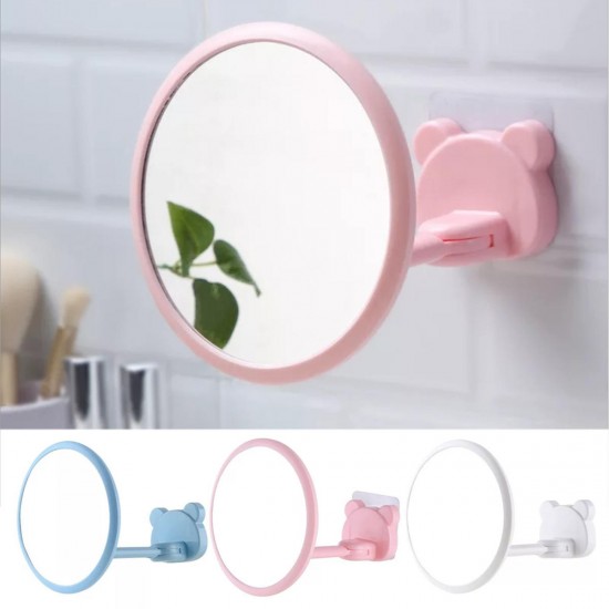 360 Rotation Suction Cup Fogless Shower Shaving Shave Bathroom Mirrors