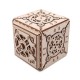 3D Antique Self-Assembly Wooden Password Box Saving Money Storage Laser Cut Parts Puzzle Building Kits Mechanical Model DIY Gift Decorations