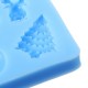 3D Christmas New Year House Silicone Fondant Mould Baking Chocolate Sugarcraft