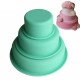 3Pcs Cake Molds Round Bake Pan DIY Party Wedding Birthday Cupcake Mould Baking Tool