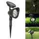 4 LED Solar Power Garden Lamp Spot Lights Outdoor Lawn Landscape Path Spotlight