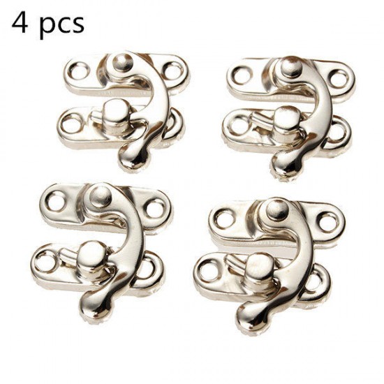 4 pcs Buckle Dark Wooden Box Accessories Buckle Snap Shackle Buckle Box lock